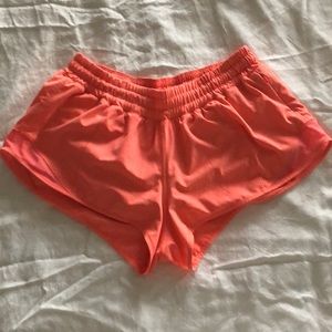 Lululemon orange shorts